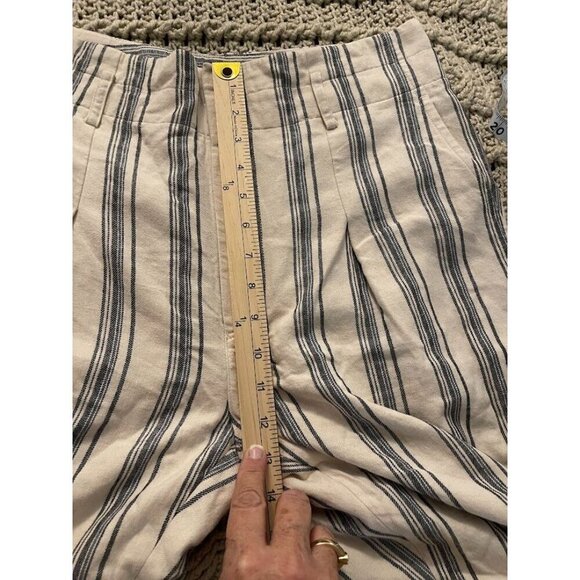 Lauren Ralph Lauren Striped‎ Linen & Viscose Blend Pants Women's Size 6 - Picture 4 of 13